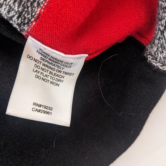 Alfred Dunner Women's Color Block Long Sleeve Sweater with Studs Size 2X - Picture 4 of 8